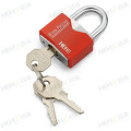 High Quality Colorful Plastic PVC Case Covered/Coated Rhombus Shape Iron Padlock